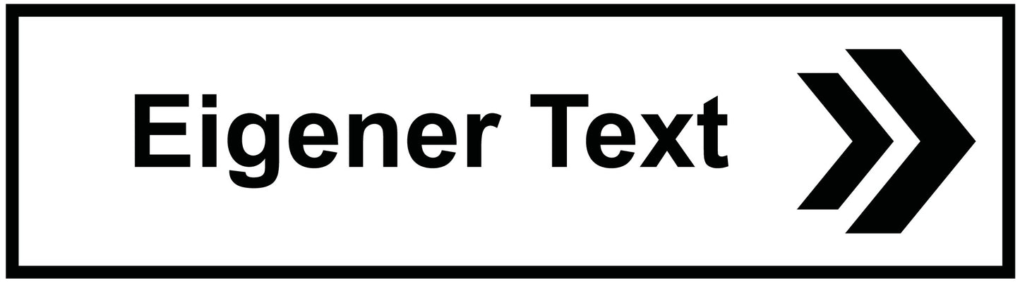 Eigener Text Rechts