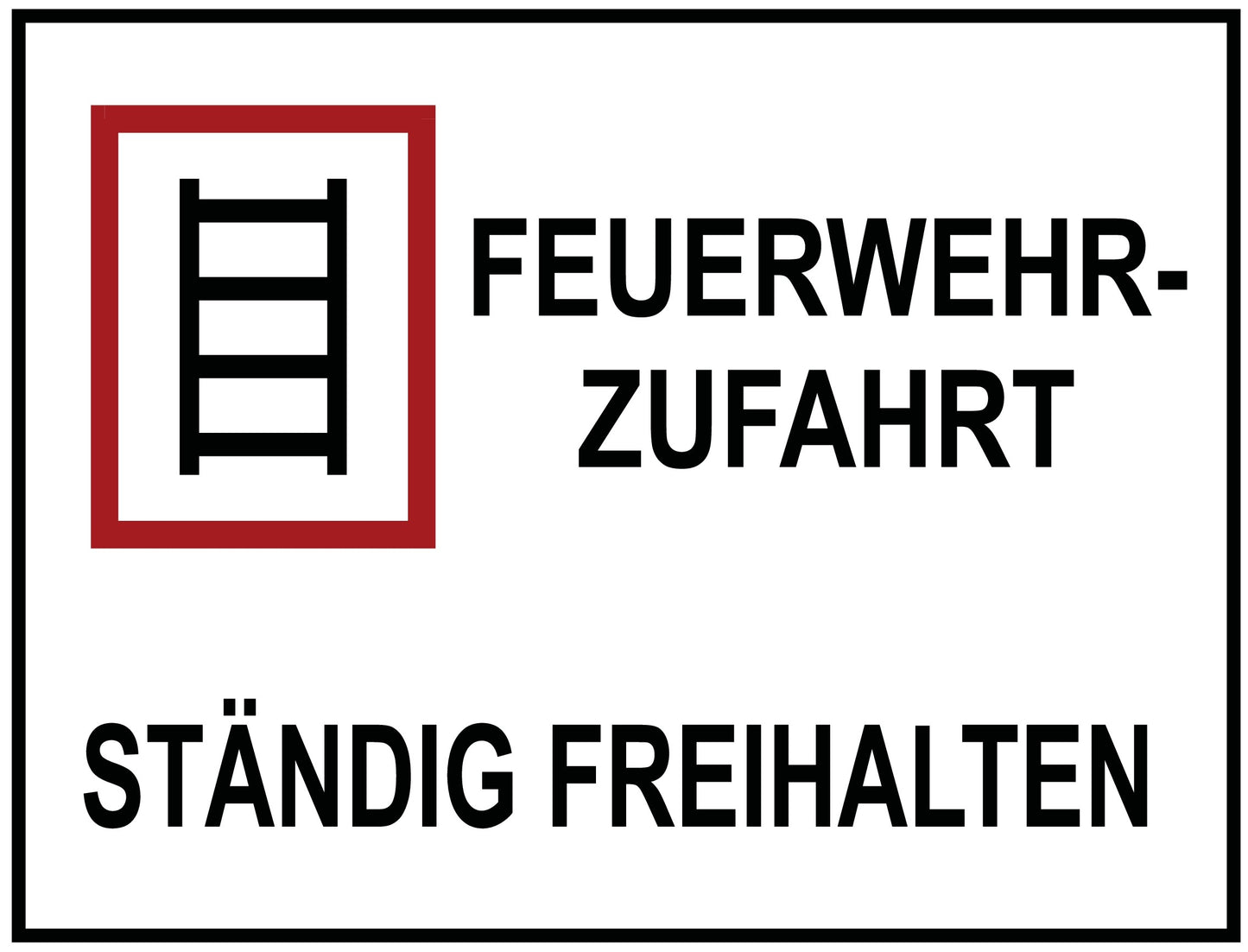 Feuerwehr-Zufahrt