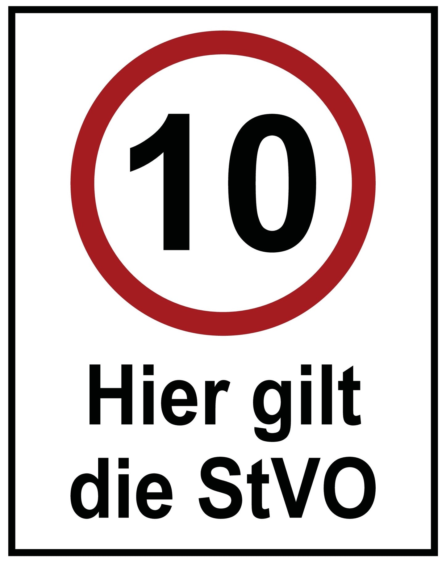 Hier gilt die StVO