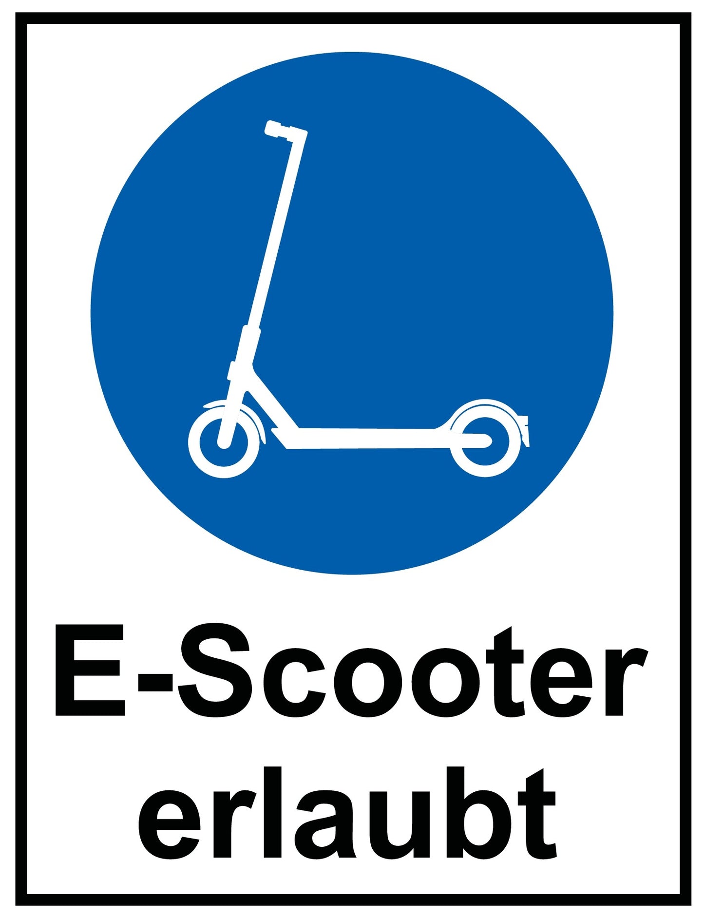 E-Scooter erlaubt