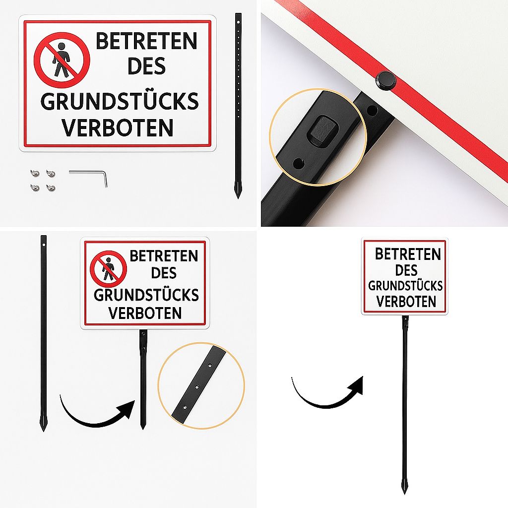 Stabiler 90 cm Pfosten zum Aufschrauben – vielseitig einsetzbar