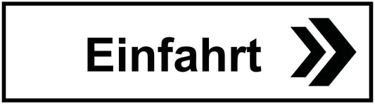 Einfahrt Rechts