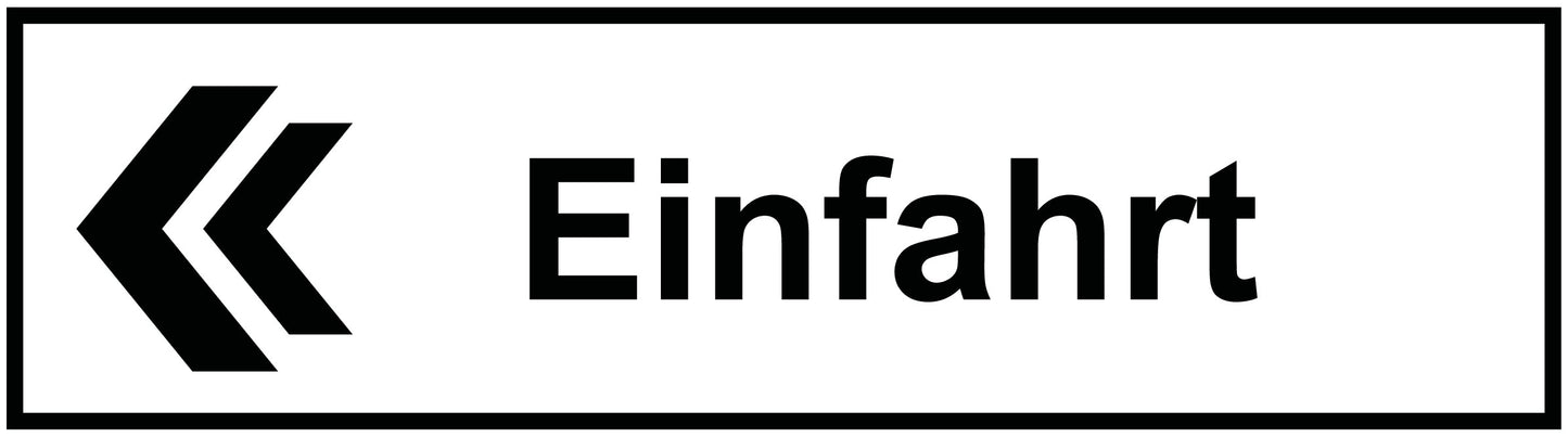 Einfahrt Links