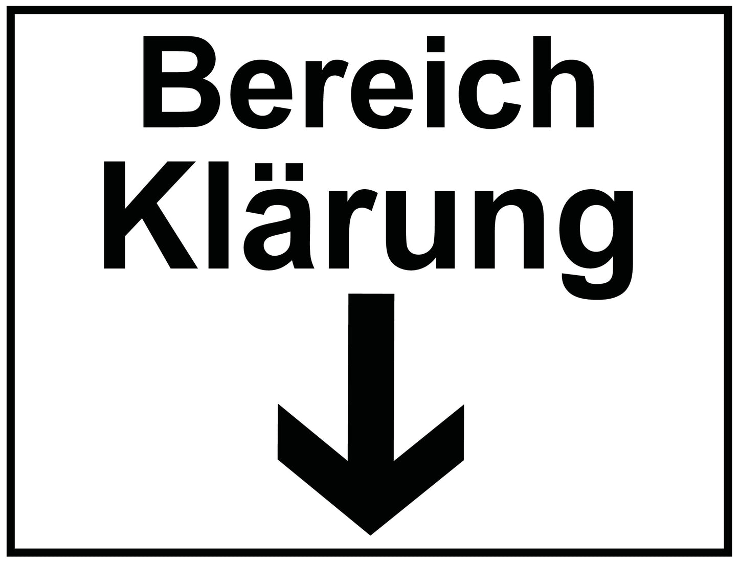 Bereich Klärung