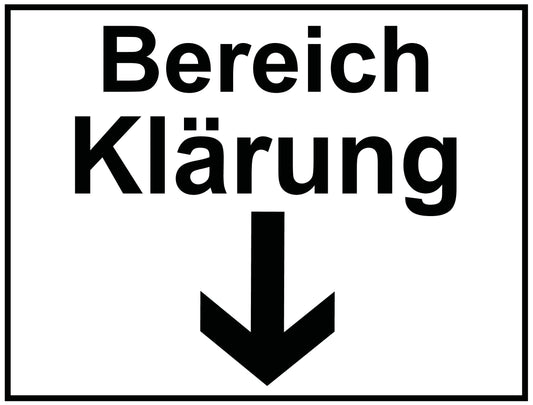 Bereich Klärung
