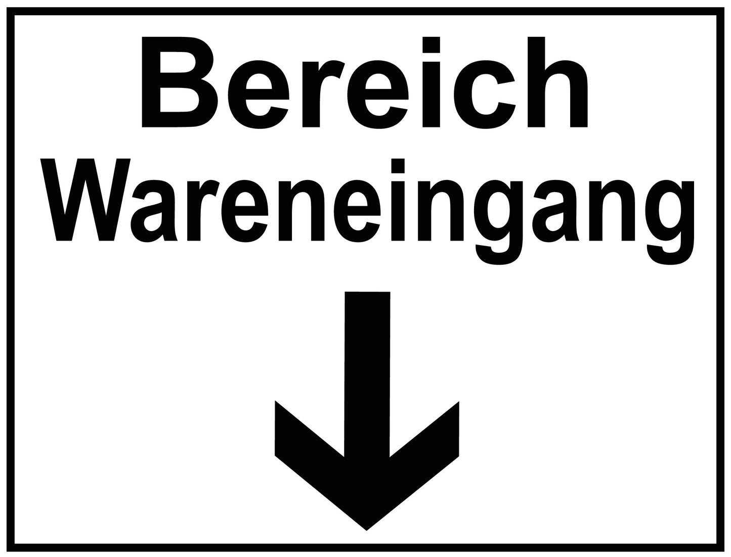 Bereich Wareneingang