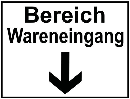 Bereich Wareneingang