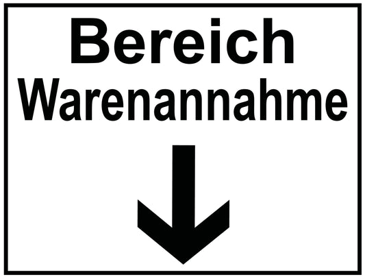 Bereich Warenannahme