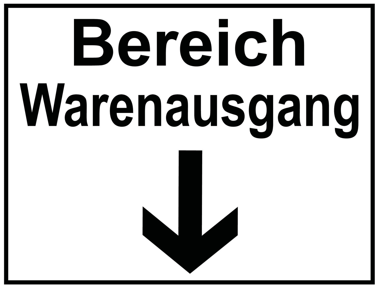 Bereich Warenausgang