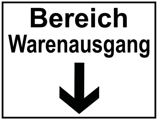 Bereich Warenausgang