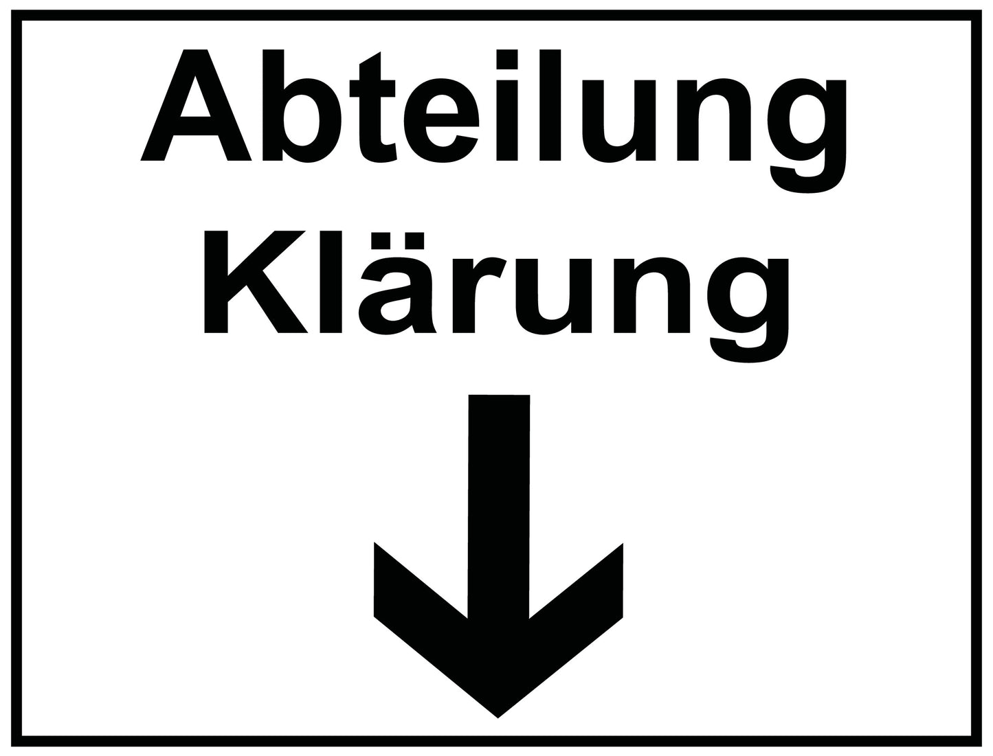 Abteilung Klärung