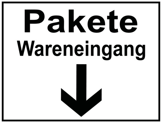 Pakete Wareneingang