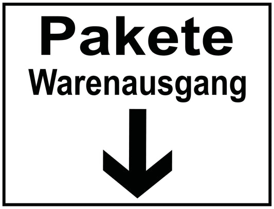 Pakete Warenausgang
