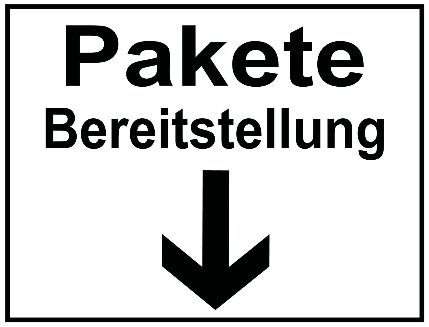 Pakete Bereitstellung