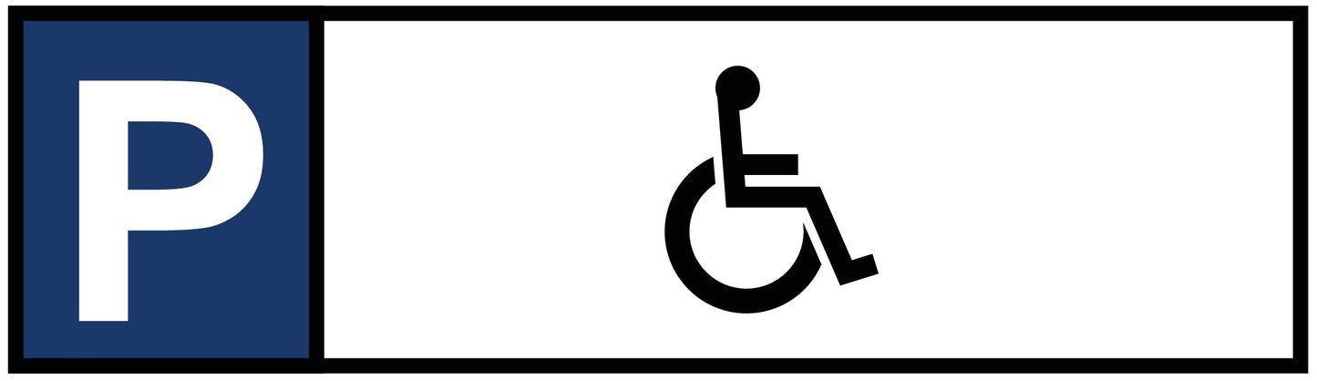 Behindertenparkplatz