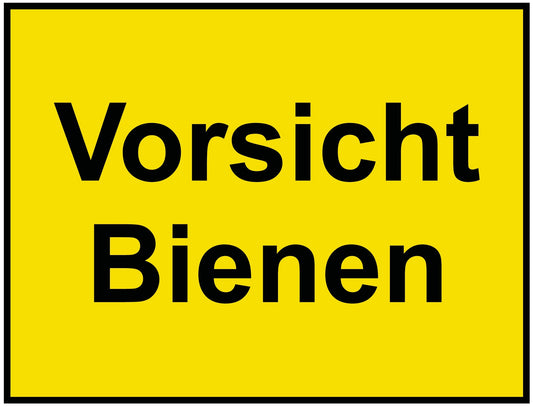 Vorsicht Bienen