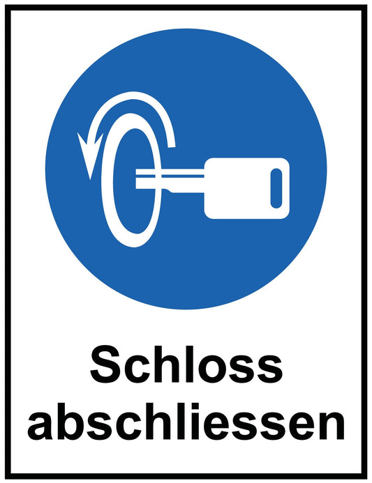 Schloss abschliessen