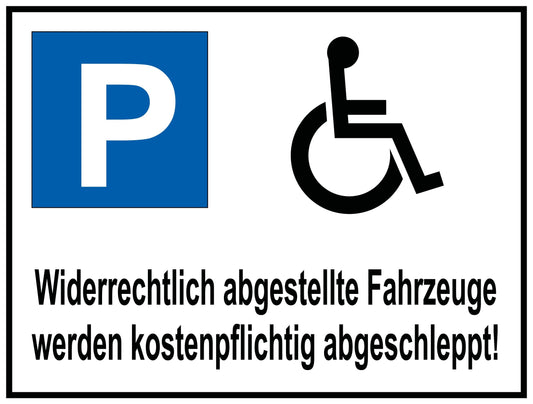 Rollstuhlparkplatz