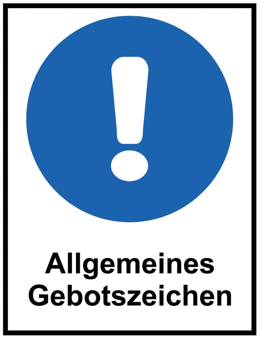 Allgemeines Gebotszeichen