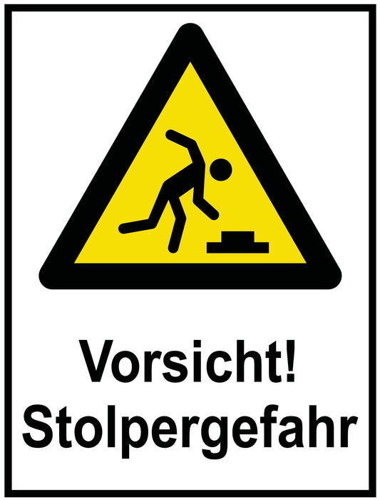 Vorsicht! Stolpergefahr