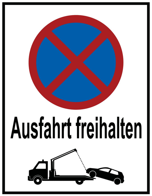 Ausfahrt freihalten