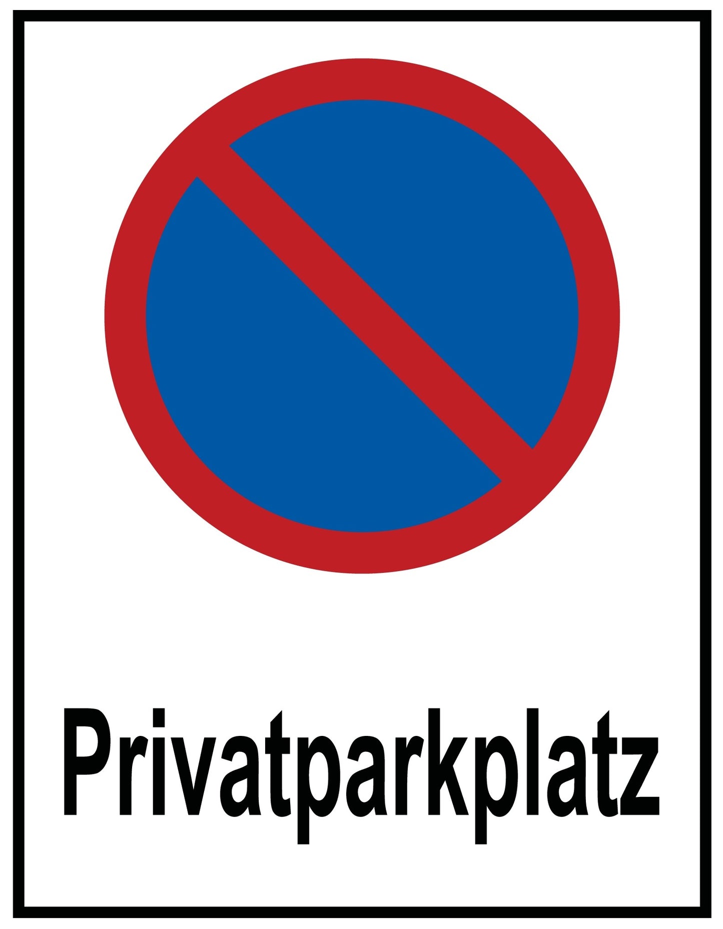 Privatparkplatz