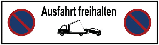 Ausfahrt freihalten