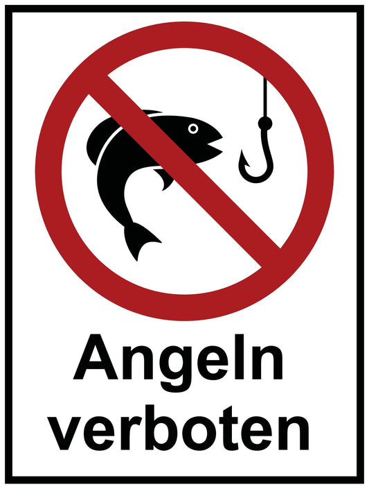 Angeln verboten