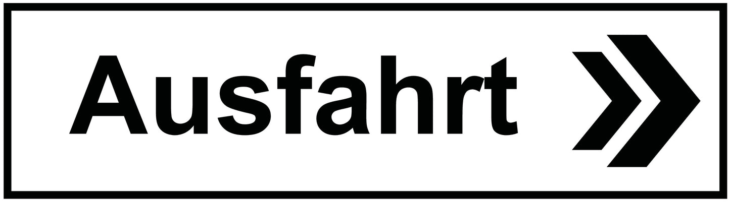 Ausfahrt Rechts
