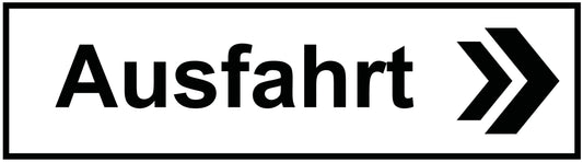 Ausfahrt Rechts