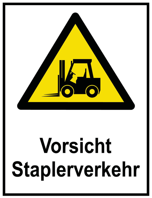 Vorsicht Staplerverkehr