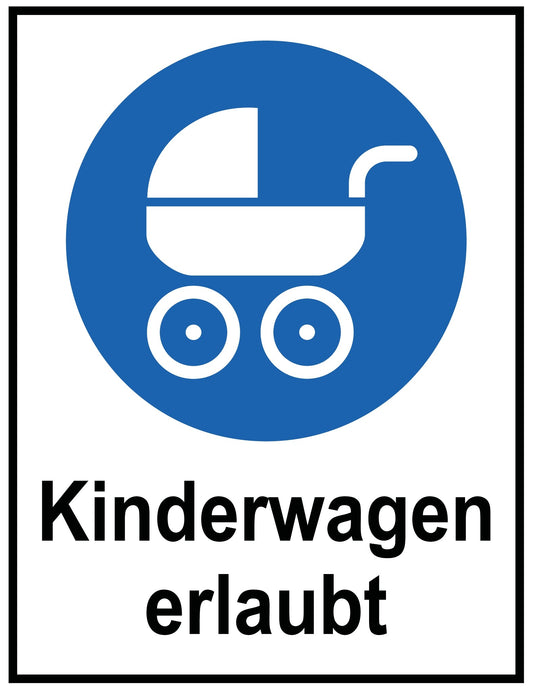 Kinderwagen erlaubt