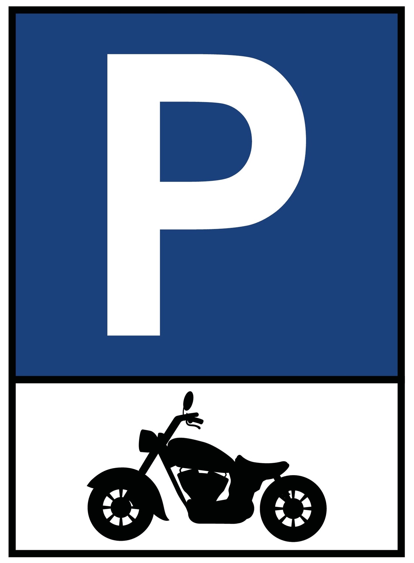 Motorradparkplatz