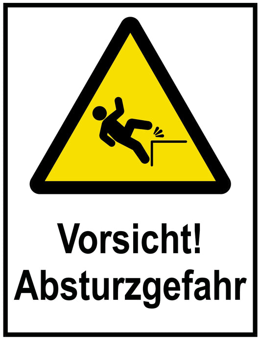Vorsicht! Absturzgefahr