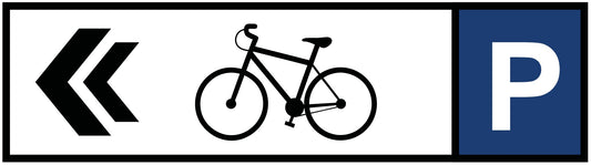 Fahrrad Parkplatz Links