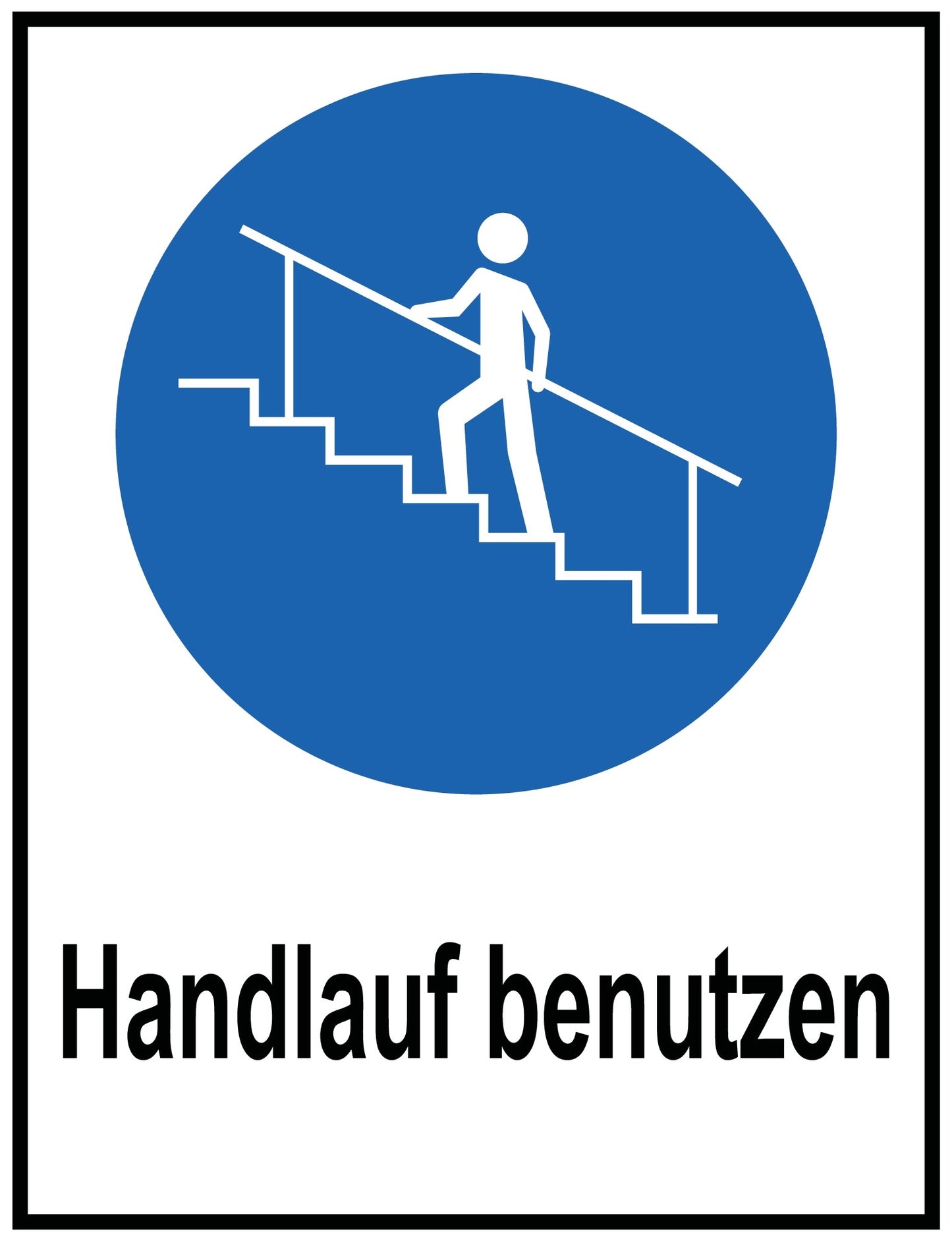 Handlauf benutzen