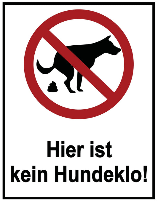 Hier ist kein Hundeklo!-1