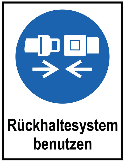 Rückhaltesystem benutzen
