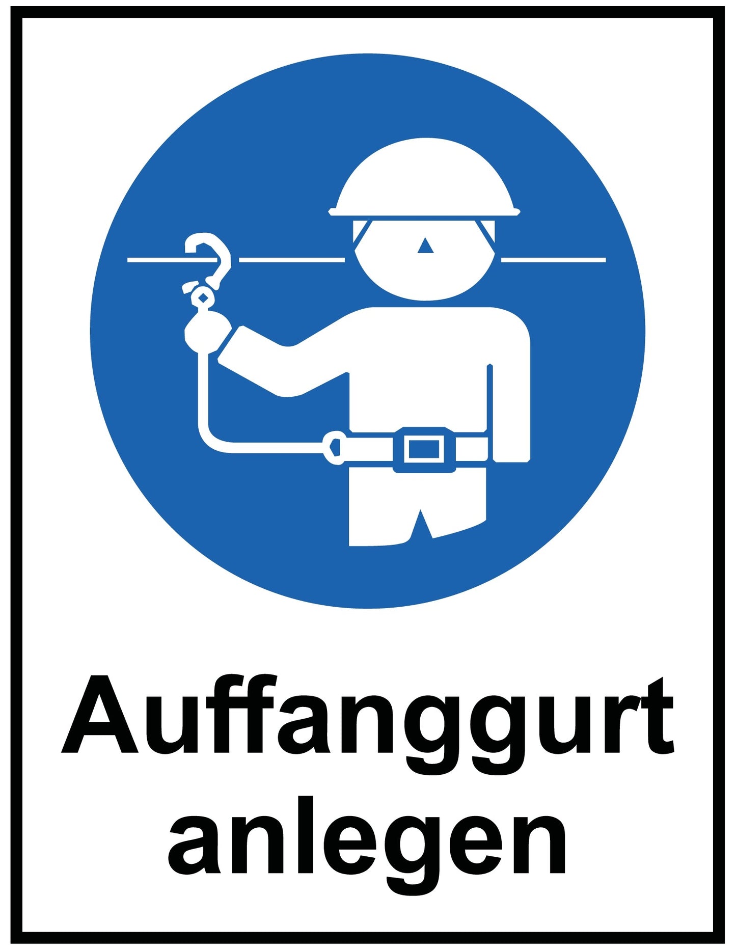 Auffanggurt anlegen