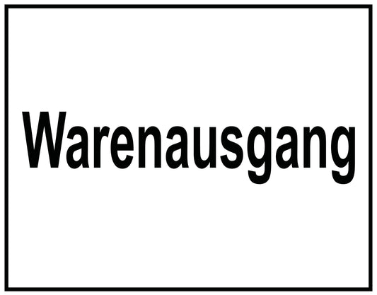 Warenausgang