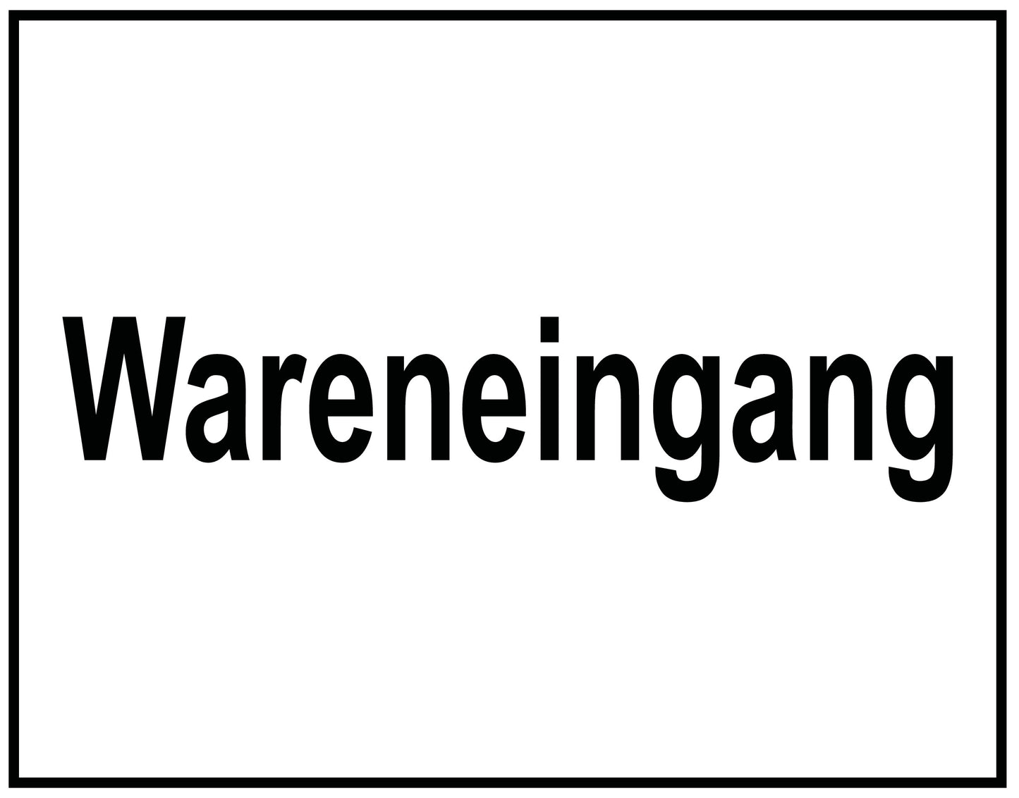 Wareneingang