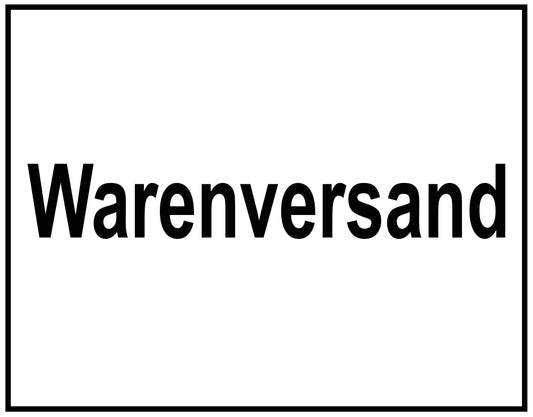 Warenversand