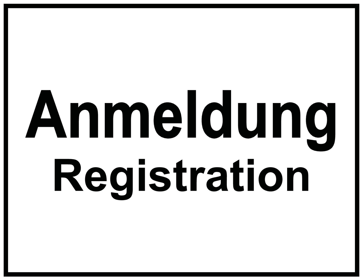 Anmeldung