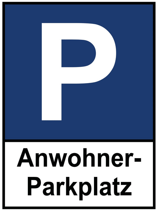 Anwohner-Parkplatz