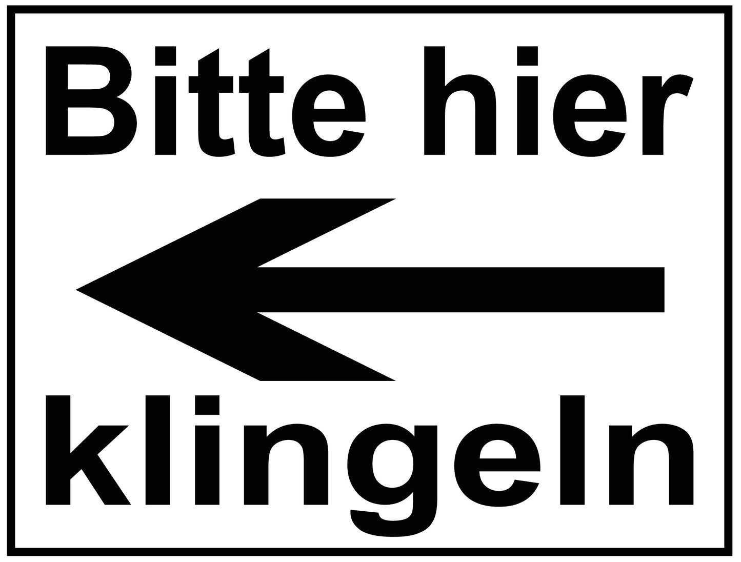 Bitte hier klingeln Links-3