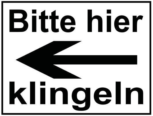 Bitte hier klingeln Links-3