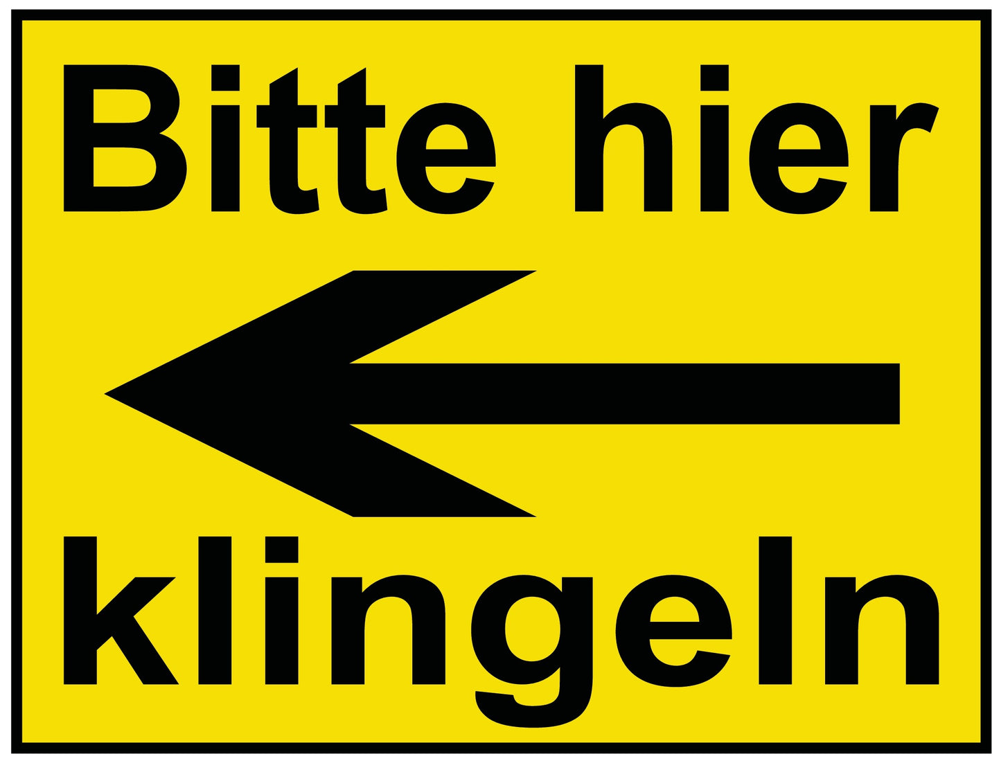 Bitte hier klingeln Links-4
