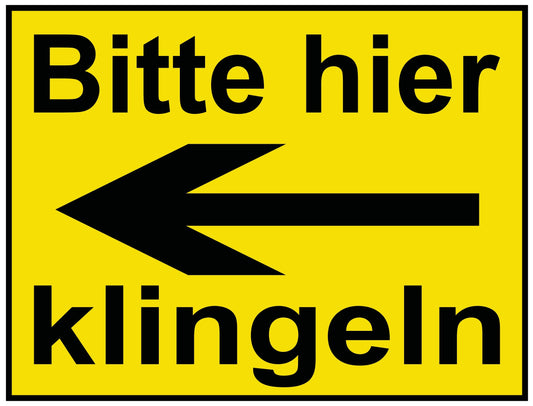 Bitte hier klingeln Links-4